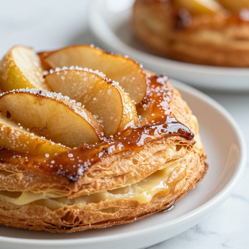 Apple Puff Pastry Process
