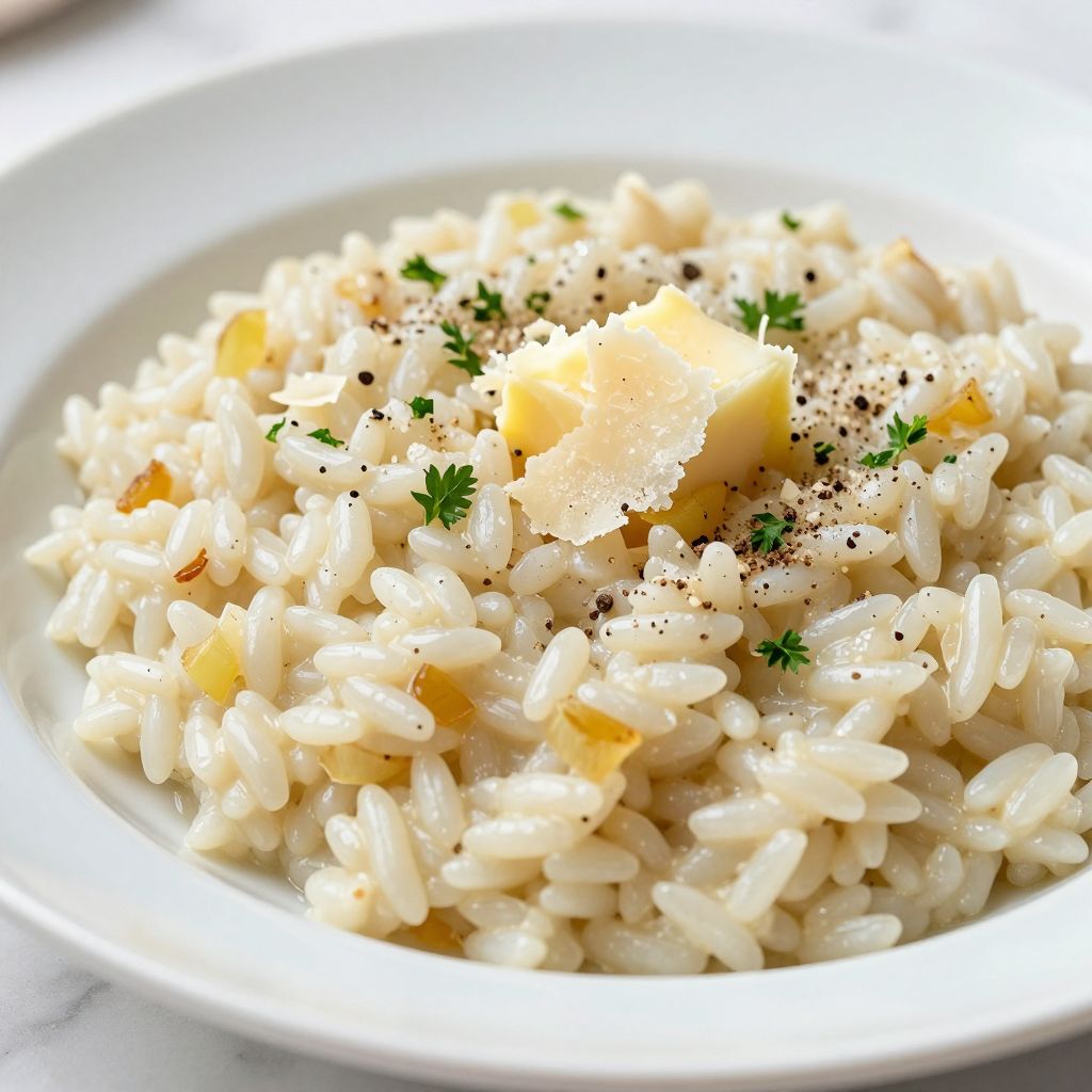 Creamy Arborio Rice Risotto cooking step