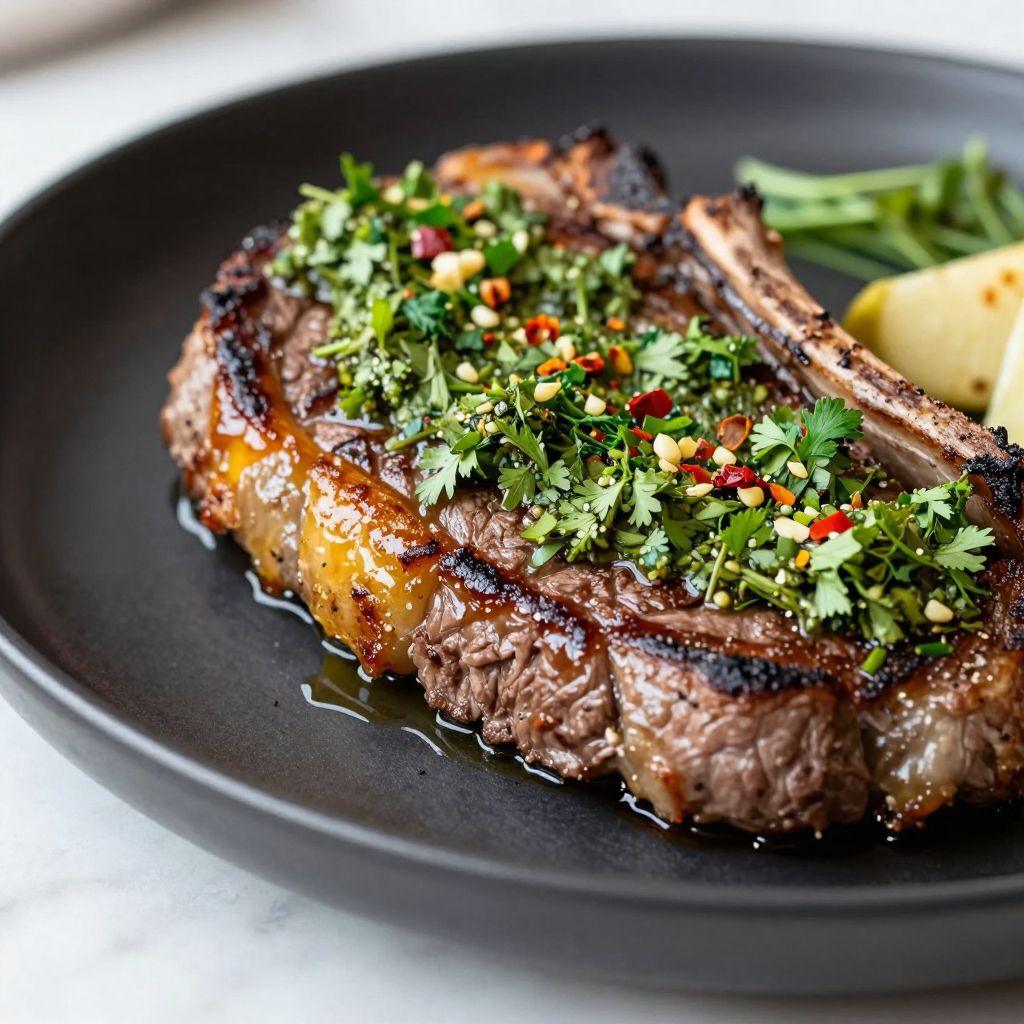Authentic Chimichurri preparation