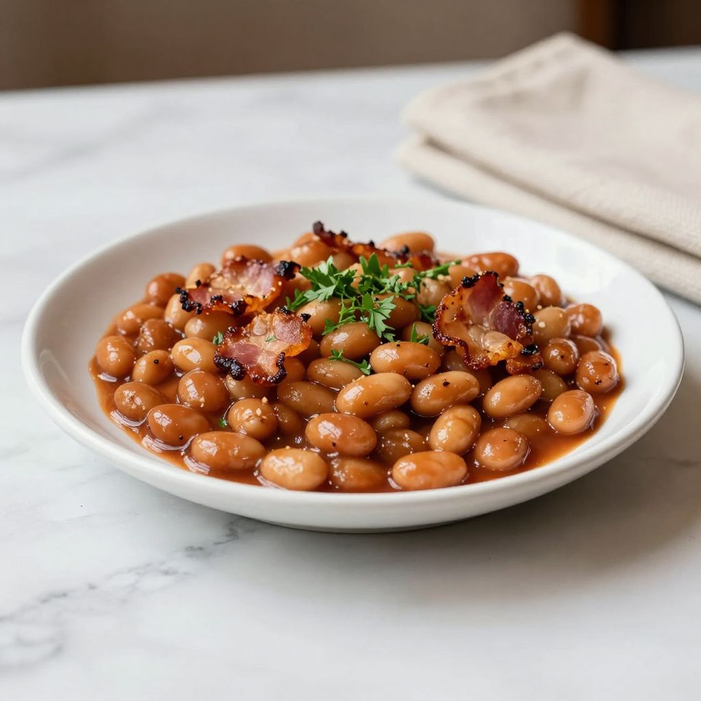 BBQ Baked Beans Final Dish