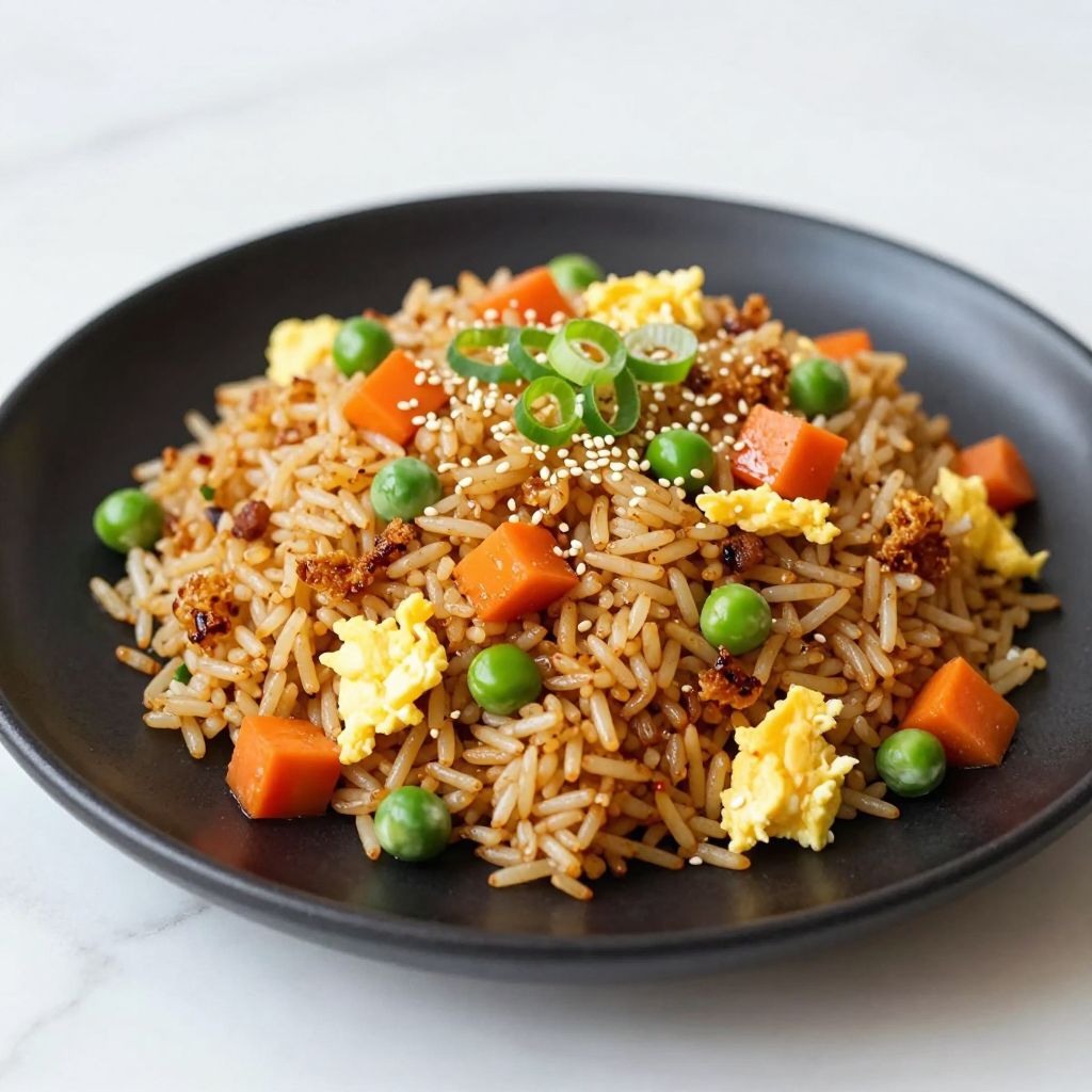 Benihana fried rice in wok