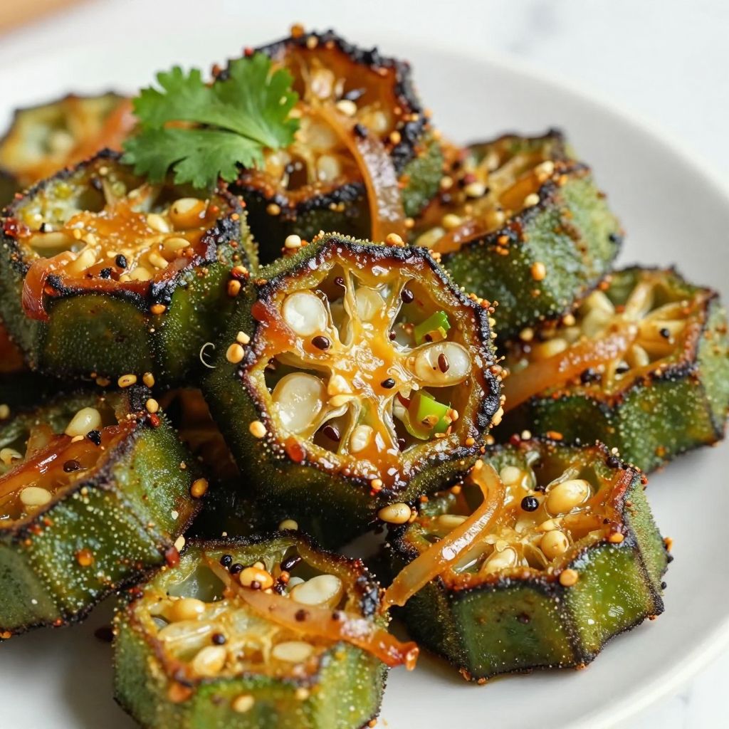 Crispy Fried Bhindi