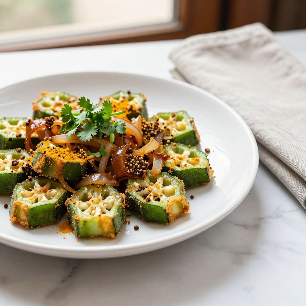 Crispy Fried Bhindi