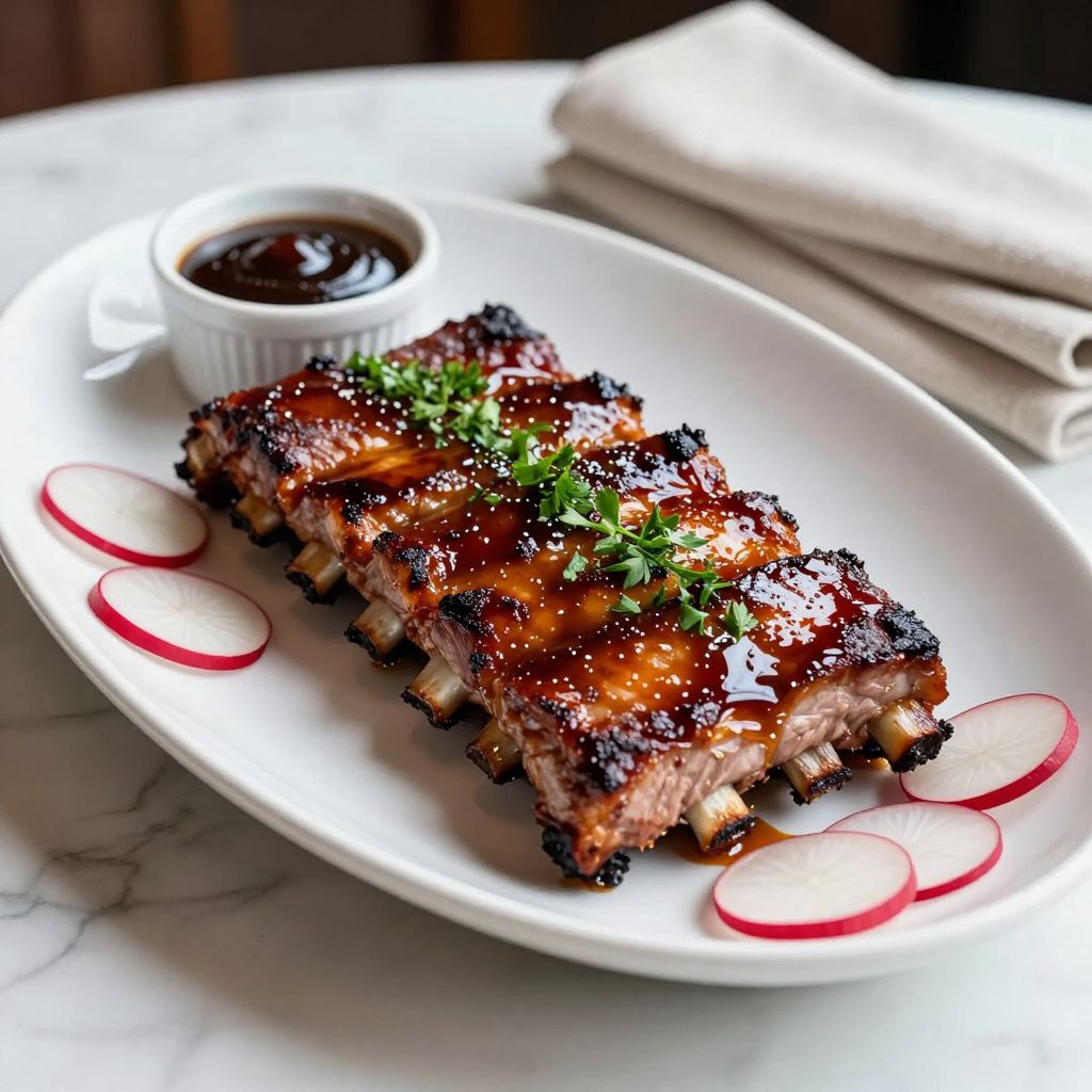 Finished Boneless Pork Ribs