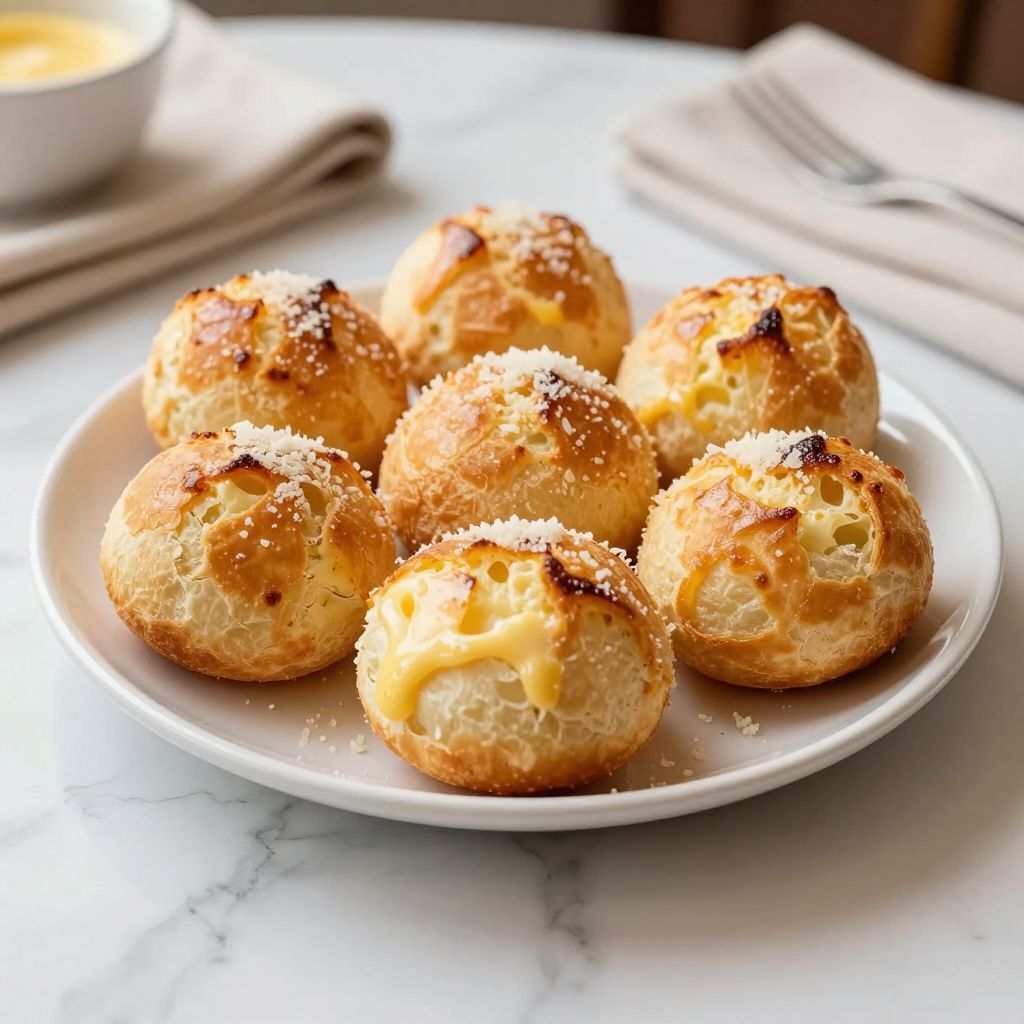 Brazilian cheese bread finished