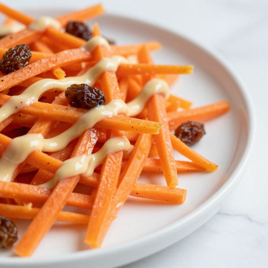 Carrot Raisin Salad Process