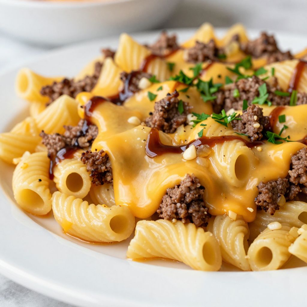 Cheeseburger Macaroni Cooking Step
