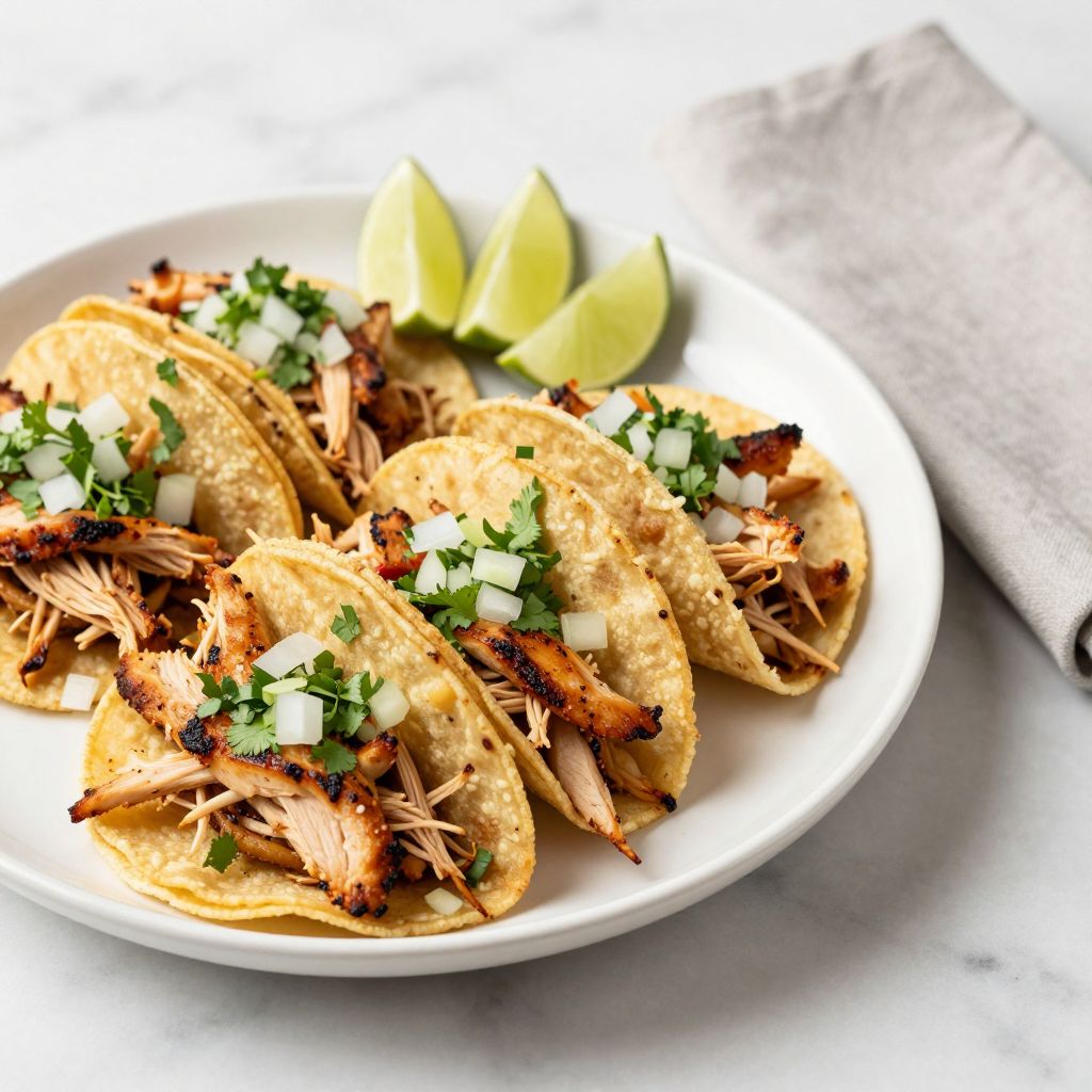 Chicken Street Tacos Preparing