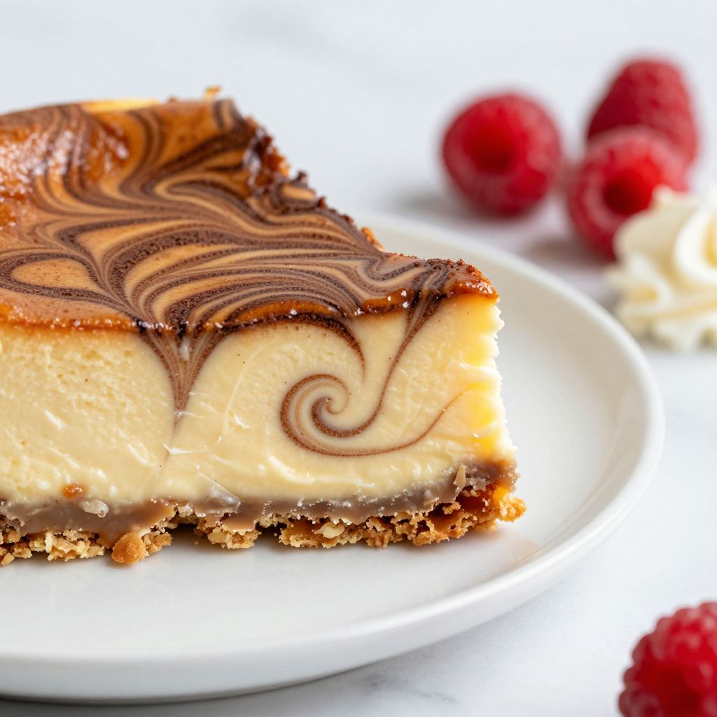 Cinnamon Roll Cheesecake Step