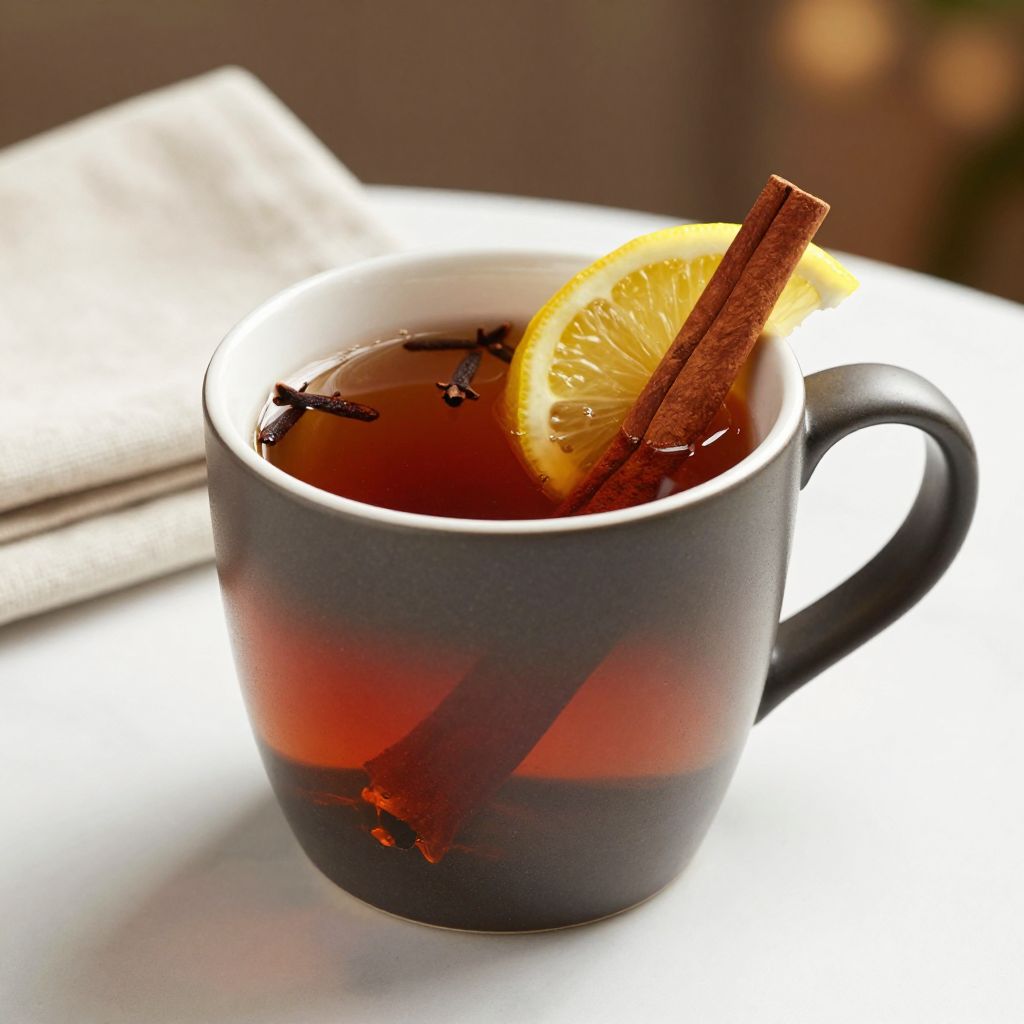 clove tea served in cup