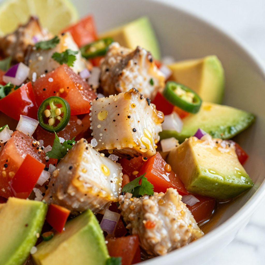 Conch Salad Preparation