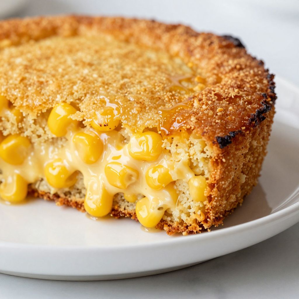 Creamed Corn Cornbread Step