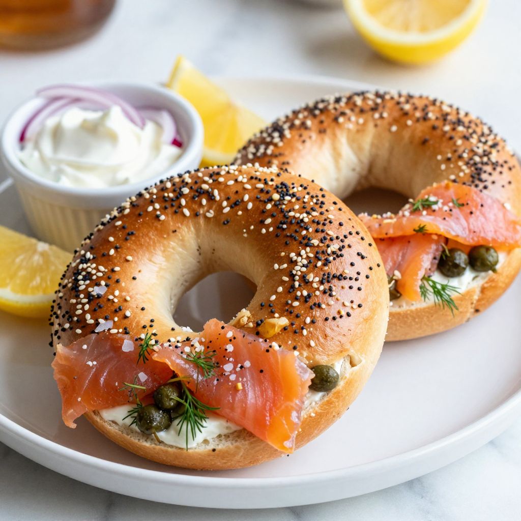 Cottage cheese bagels step-by-step