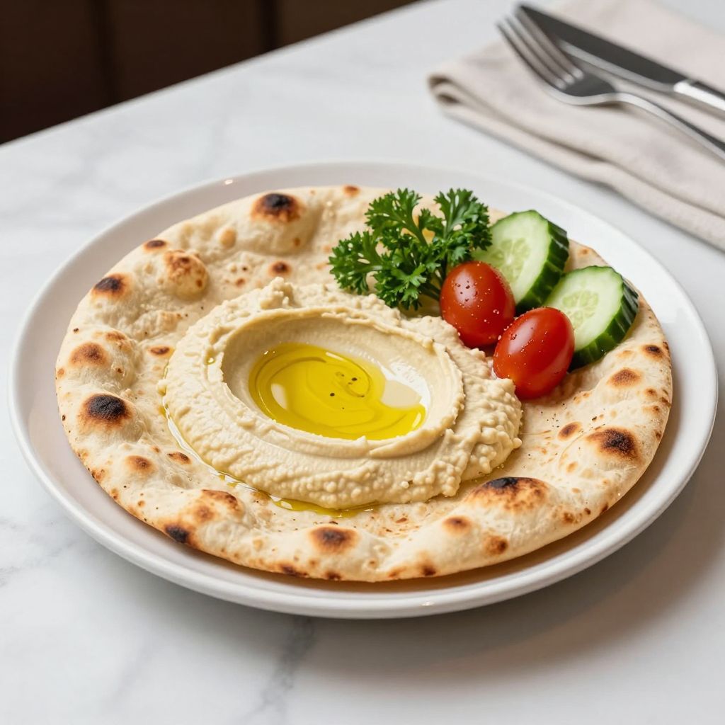 Stack of cooked cottage cheese flatbreads