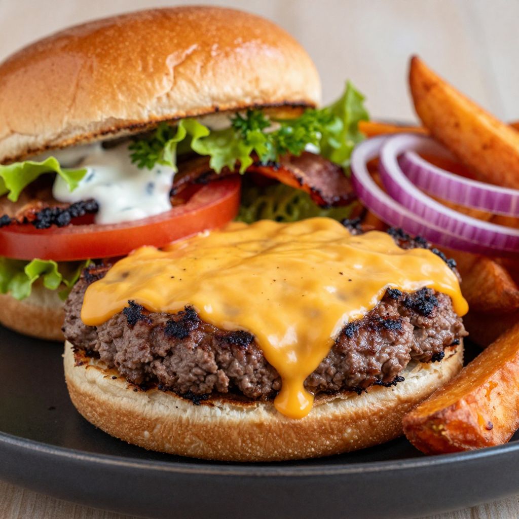 Crack Burger Cooking Process