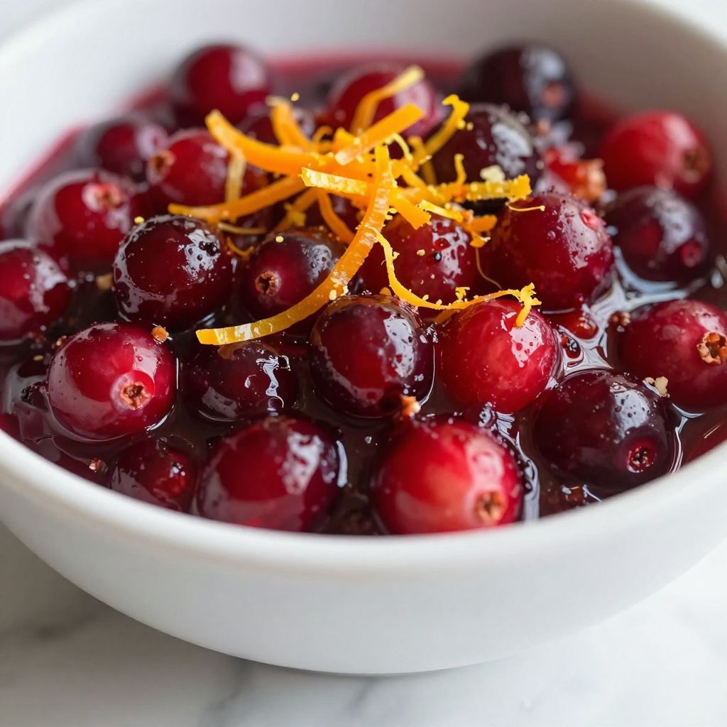 Step by Step Cranberry Sauce with Orange
