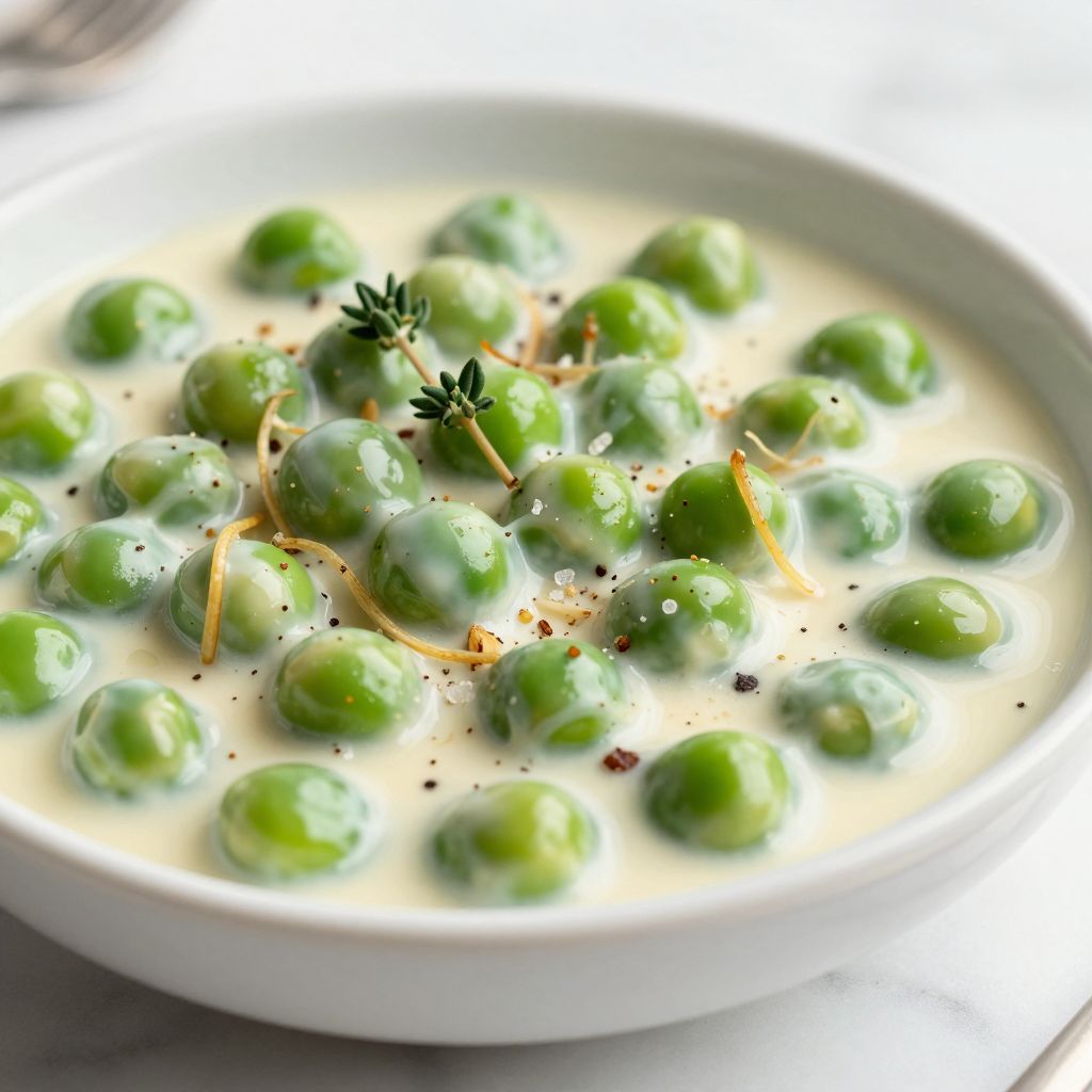 Creamed Peas Step Image