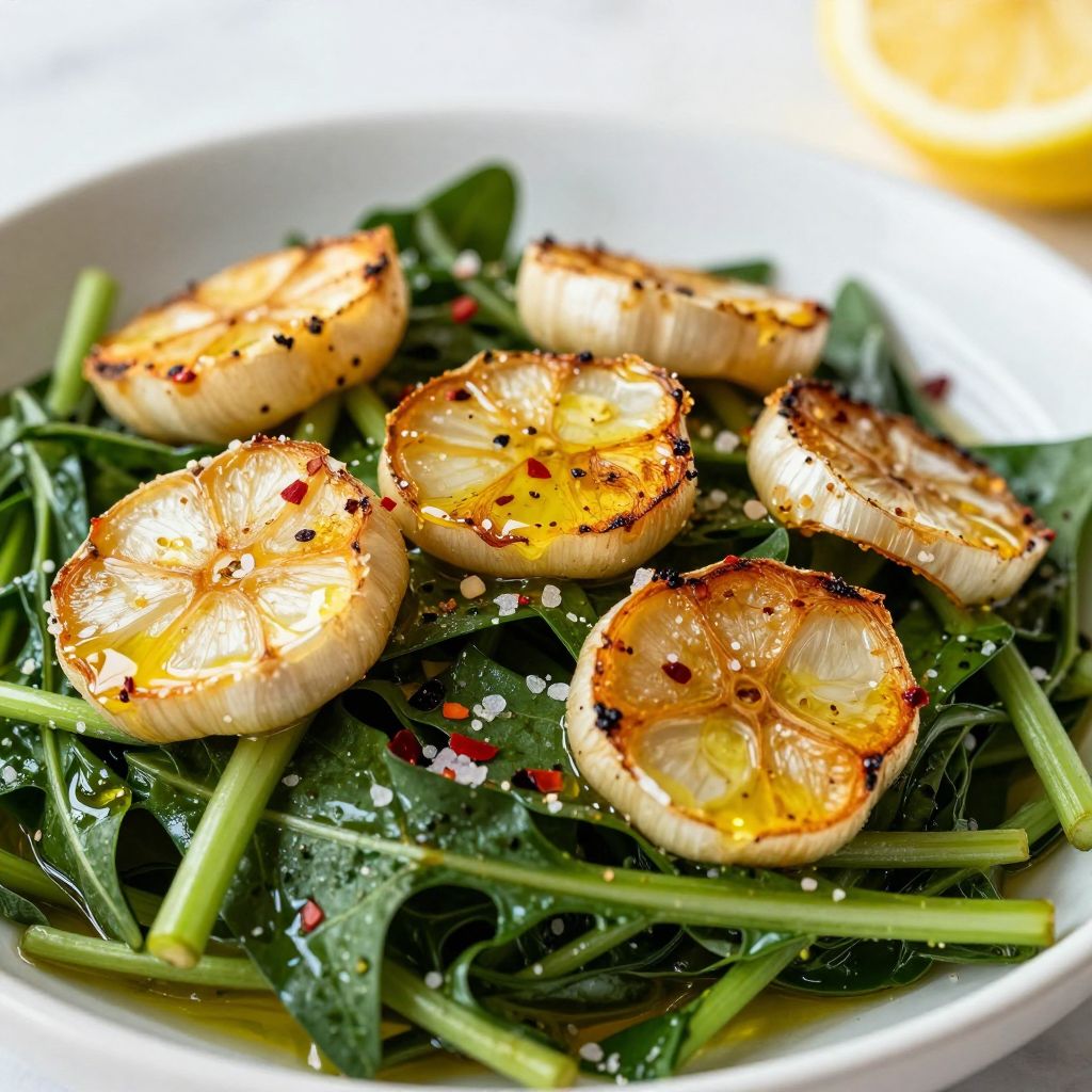 Sautéed Dandelion Greens