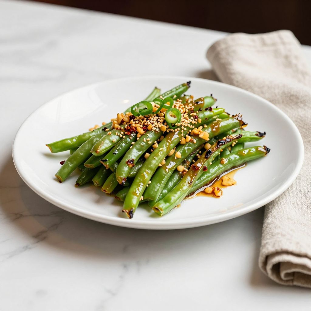 Din Tai Fung Green Beans Final Dish