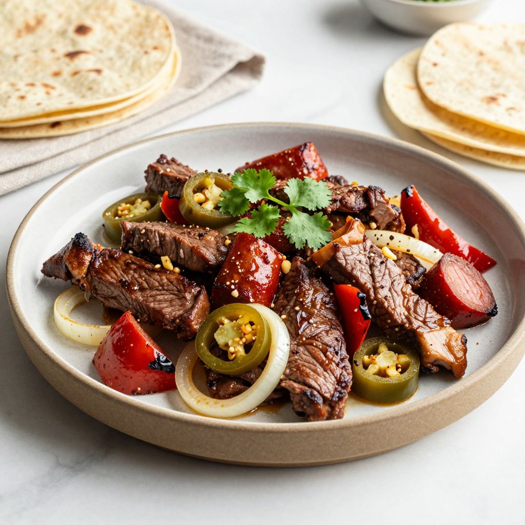 Served discada dish