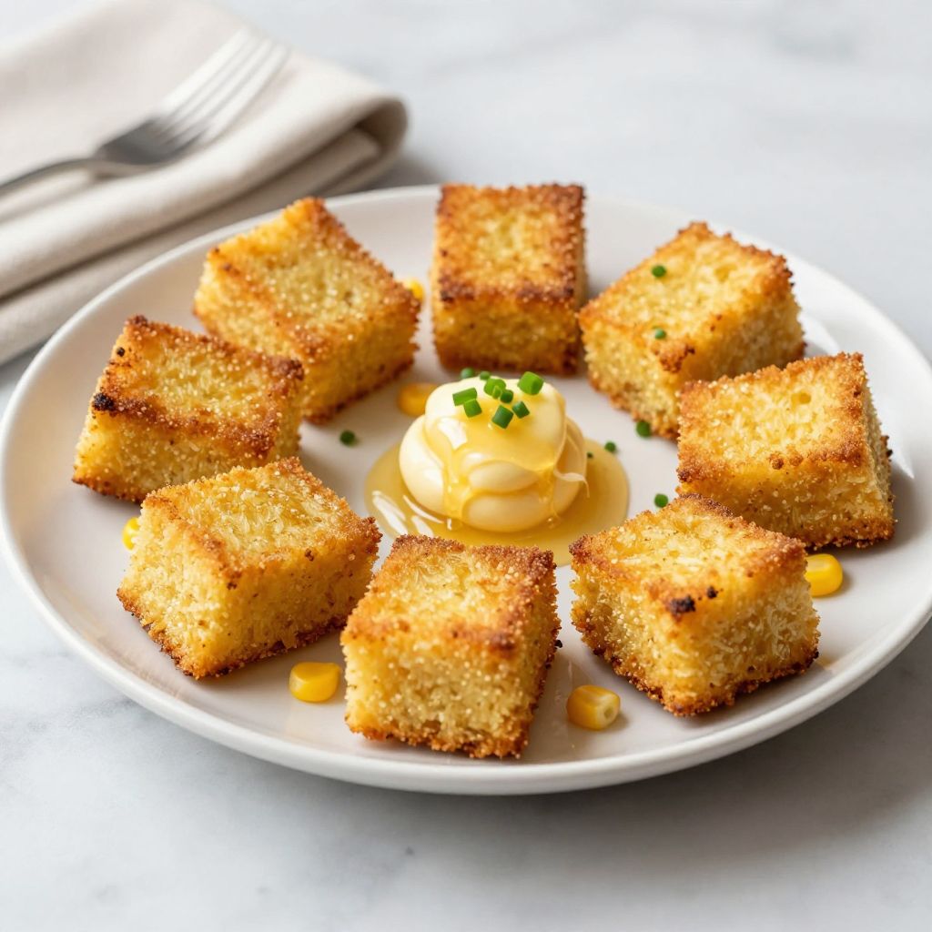Fried Cornbread Finished