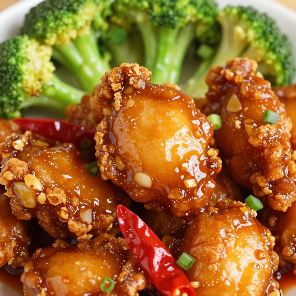 General Tso Sauce in saucepan