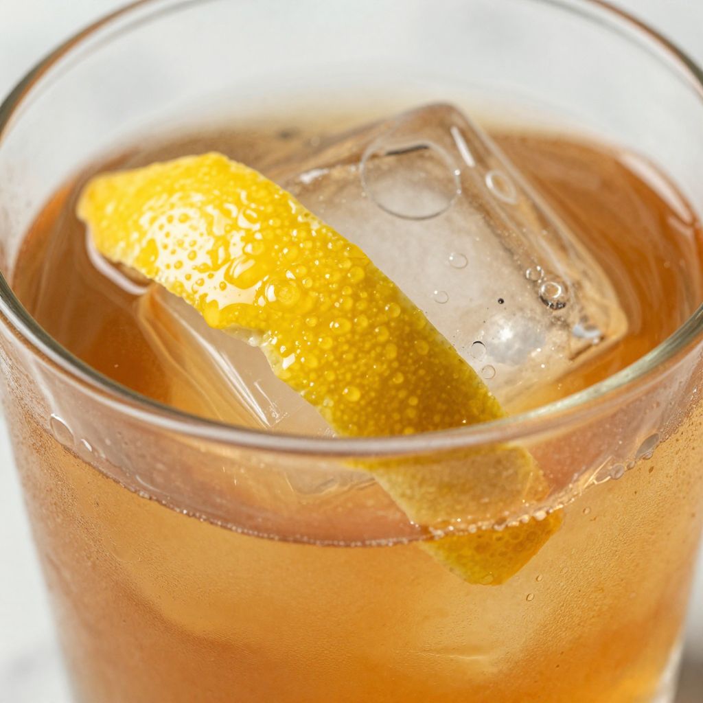 Gold Rush Cocktail Preparation
