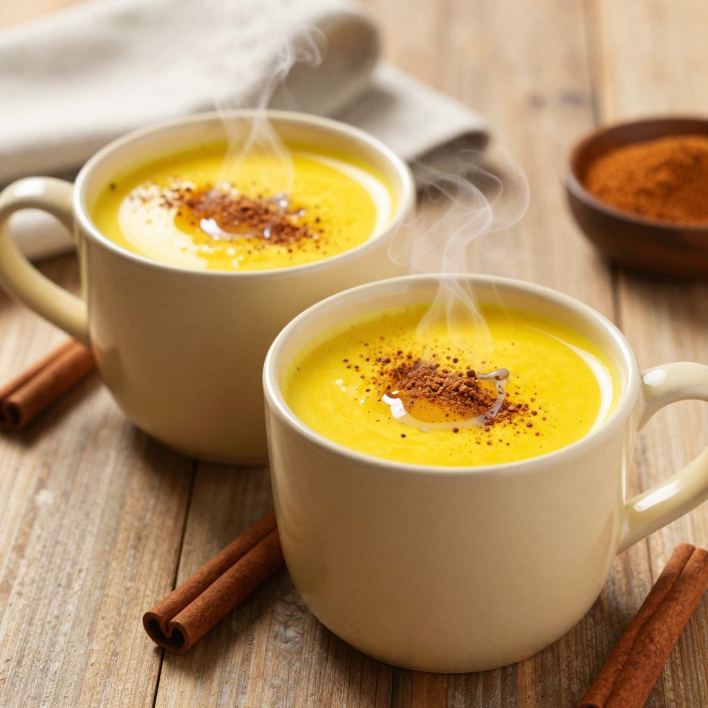 Golden milk ingredients