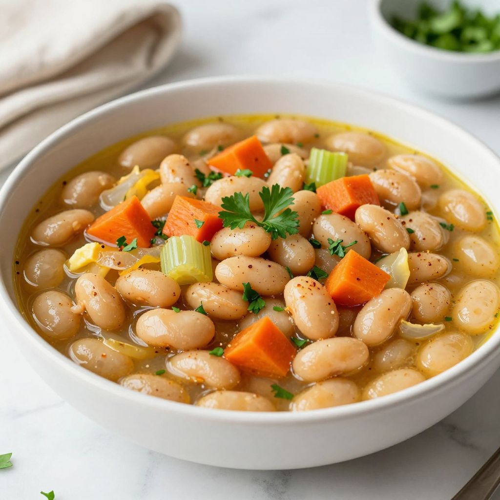 Great northern beans recipe served