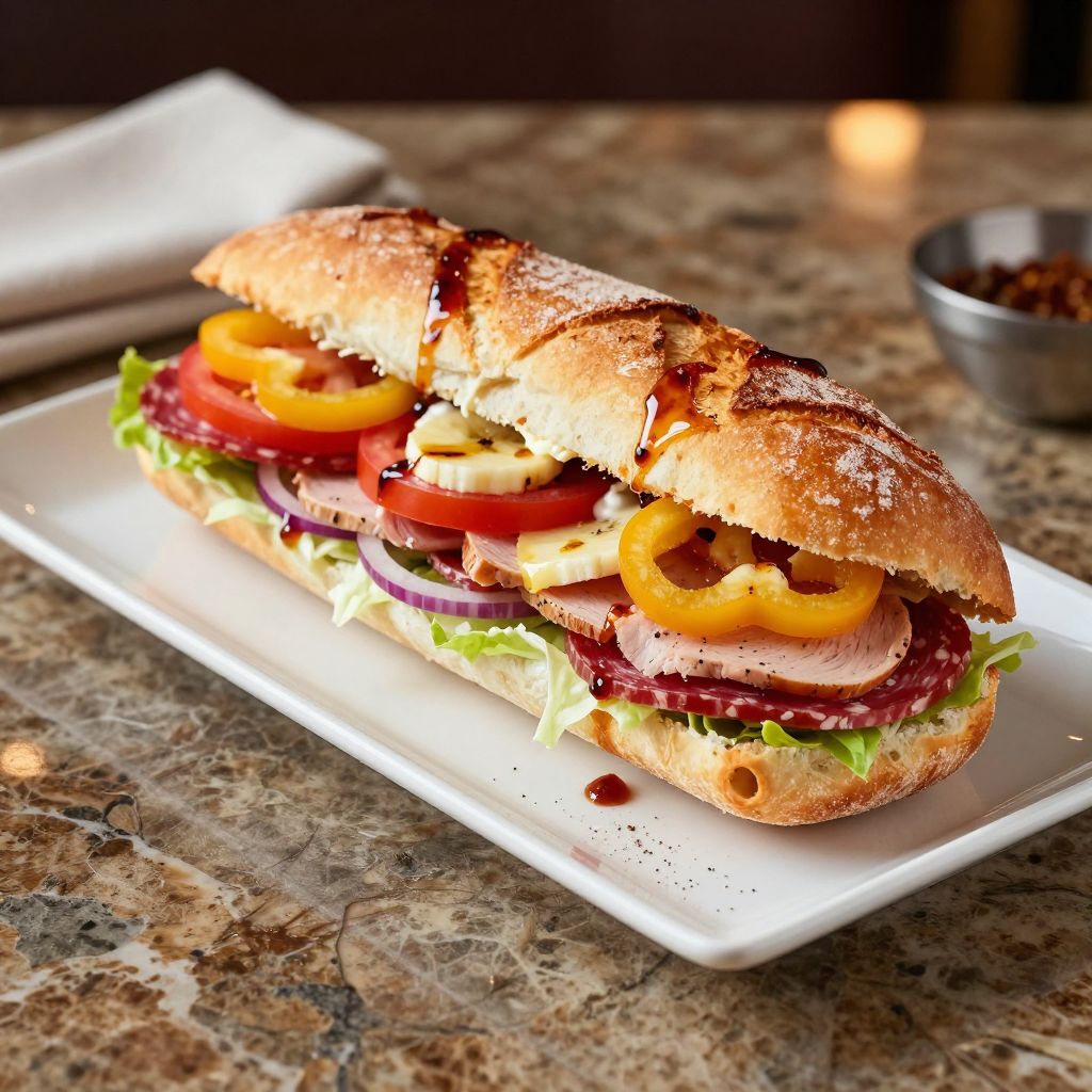 Finished grinder sandwich
