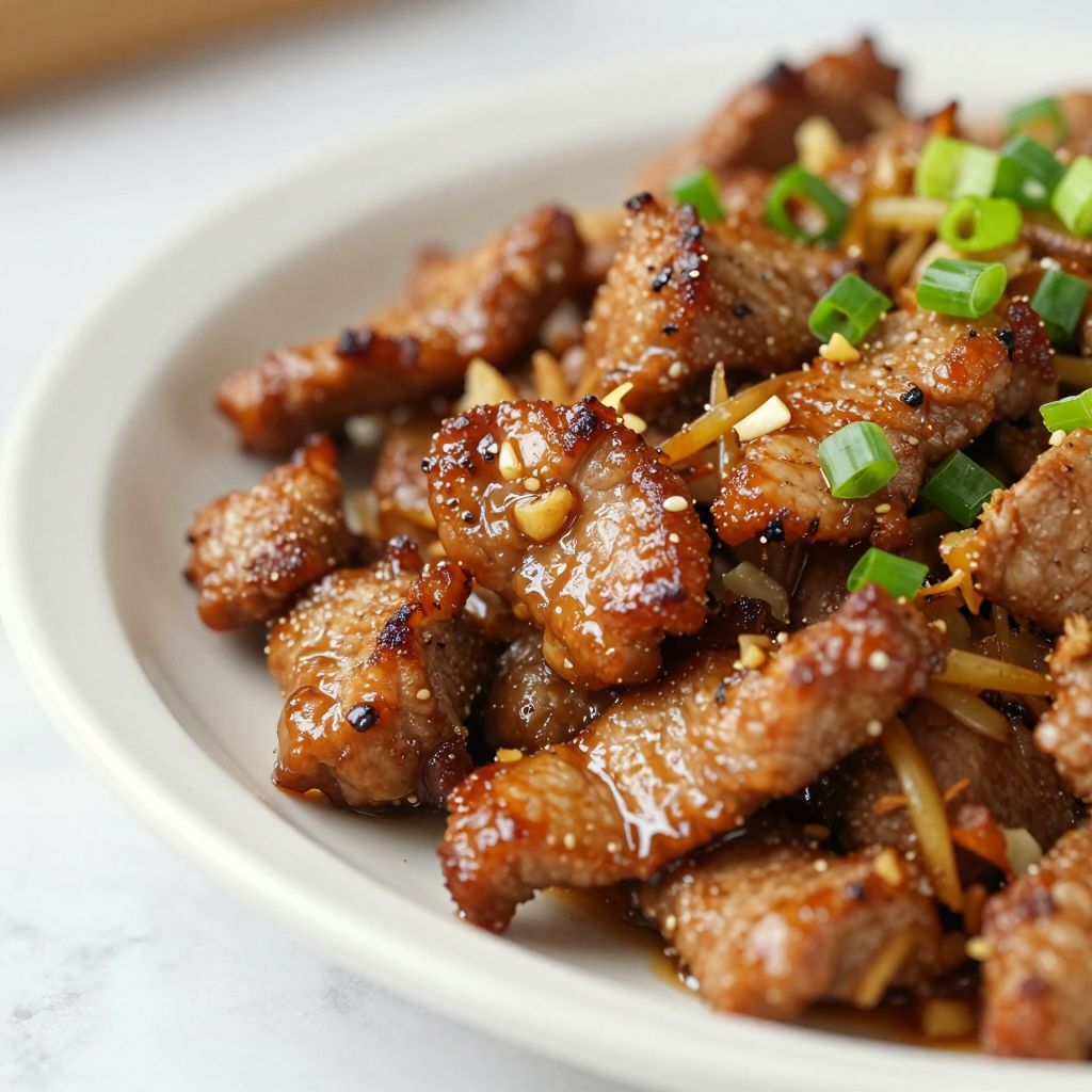 Easy Ground Pork Skillet