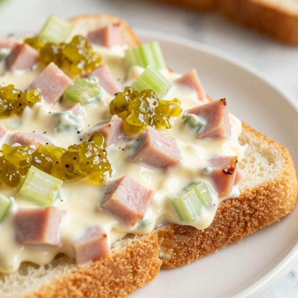 Ham Salad Sandwich Process Image