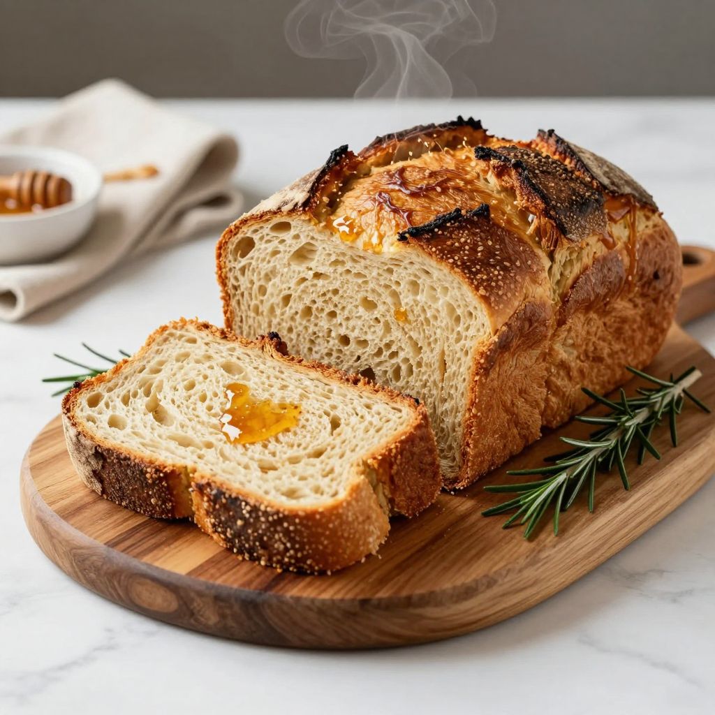 Finished Honey Wheat Bread Loaves