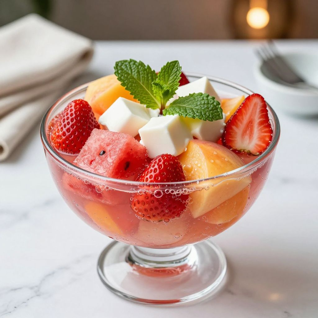 Hwachae Korean fruit punch