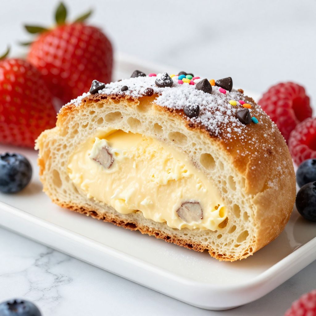 Ice Cream Bread Step Image