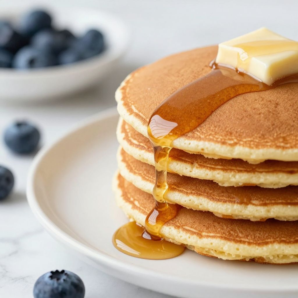 IHOP pancakes on griddle