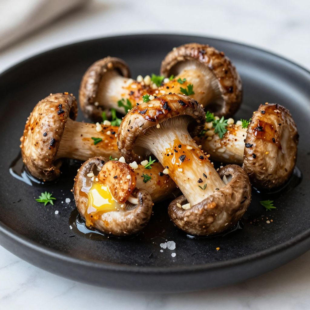 Pan-seared king oyster mushrooms step-by-step
