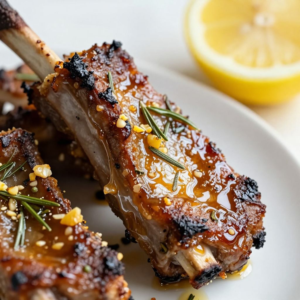 Herb and Garlic Roasted Lamb Ribs