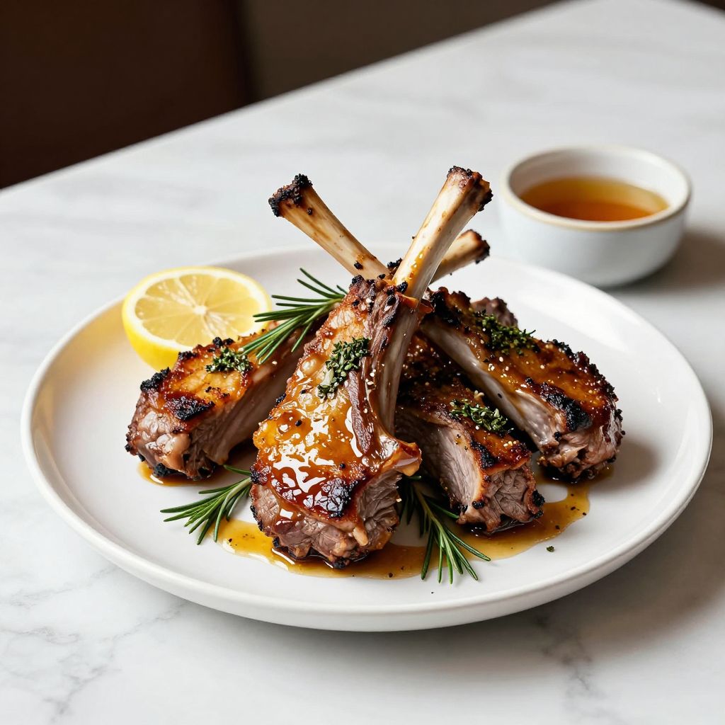 Herb and Garlic Roasted Lamb Ribs