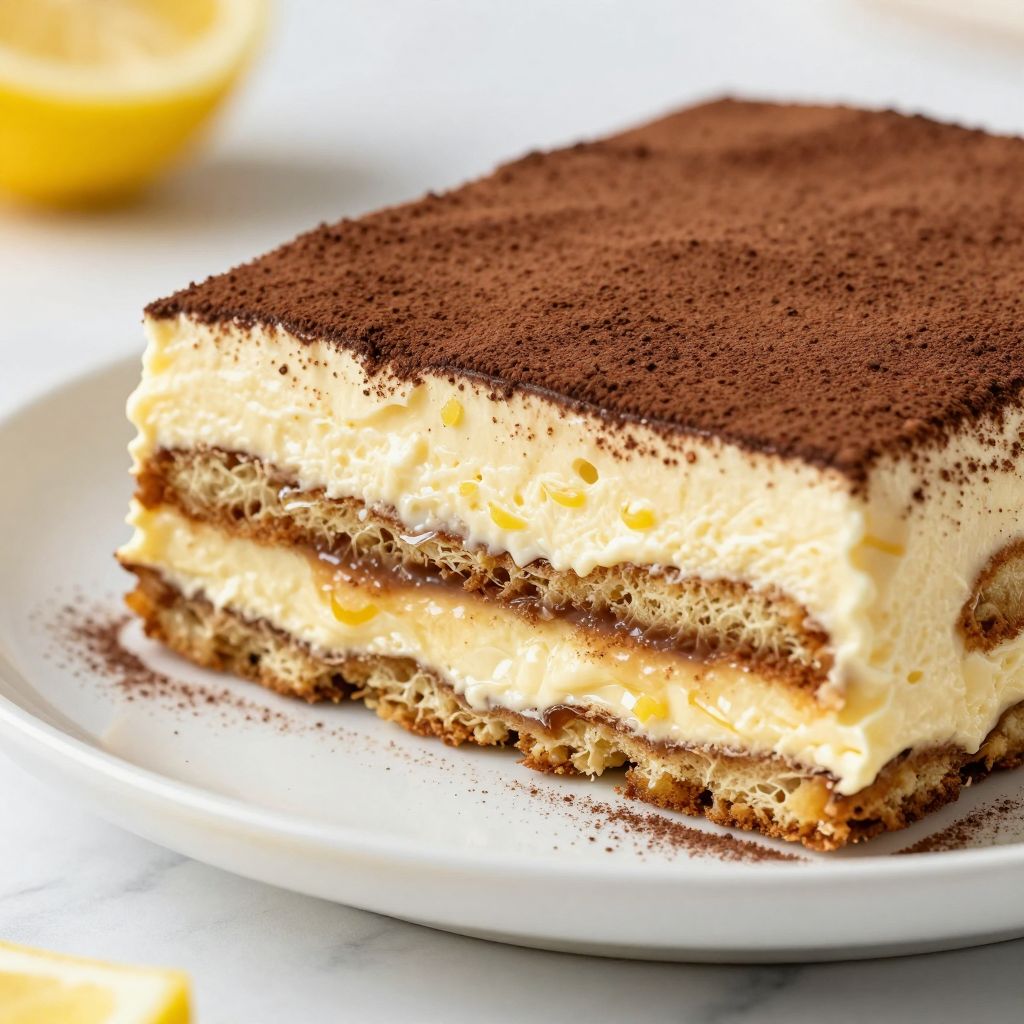Lemon Tiramisu Preparation