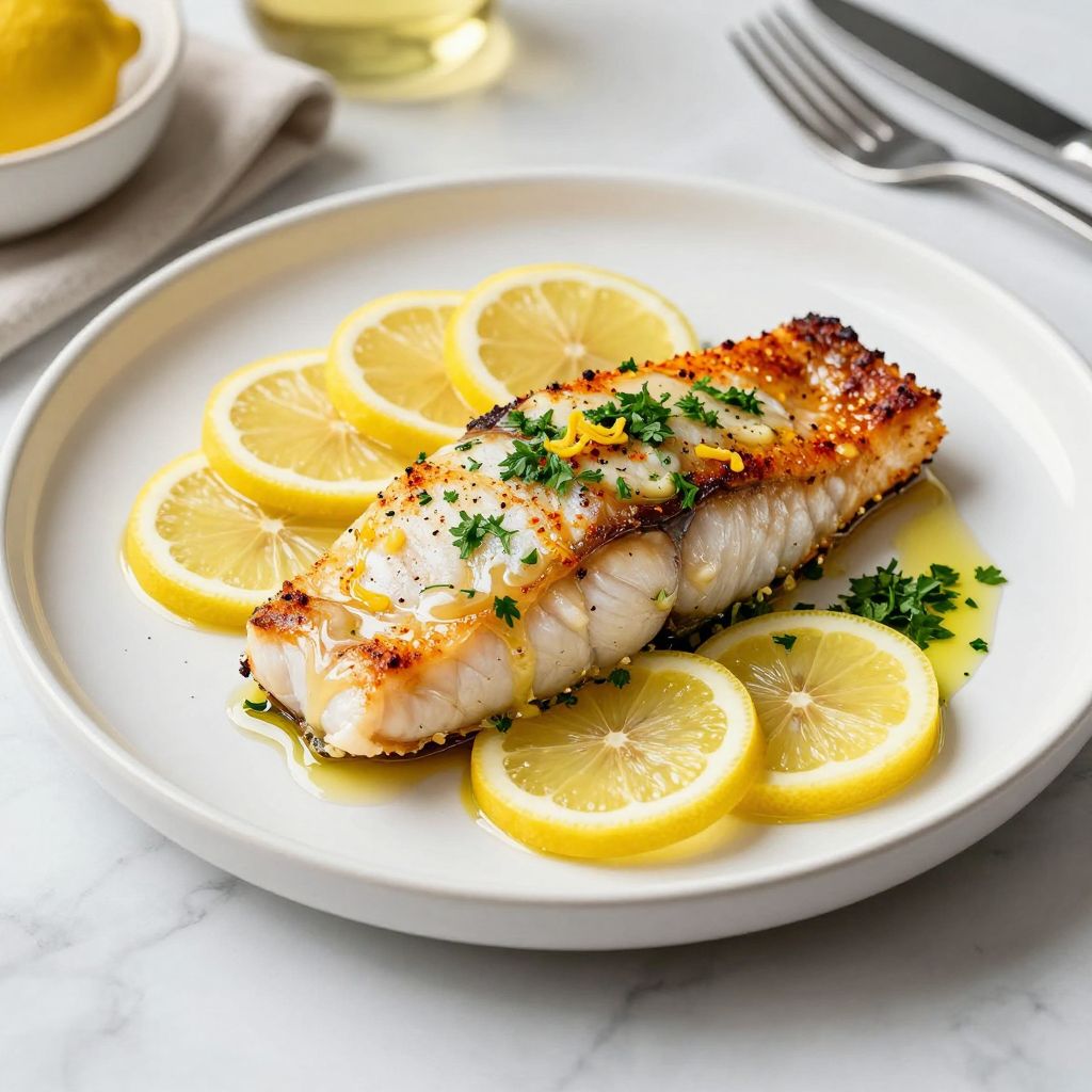 Finished Oven Baked Mahi Mahi