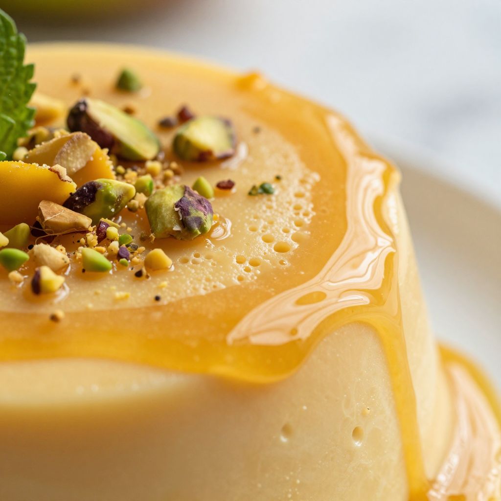 Mango Mousse Preparation
