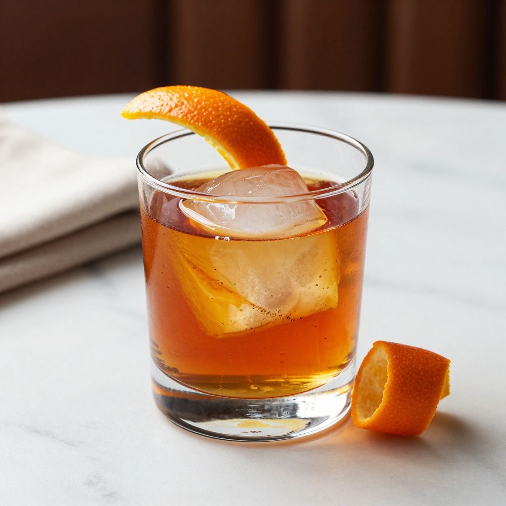 Maple Old Fashioned serving suggestion