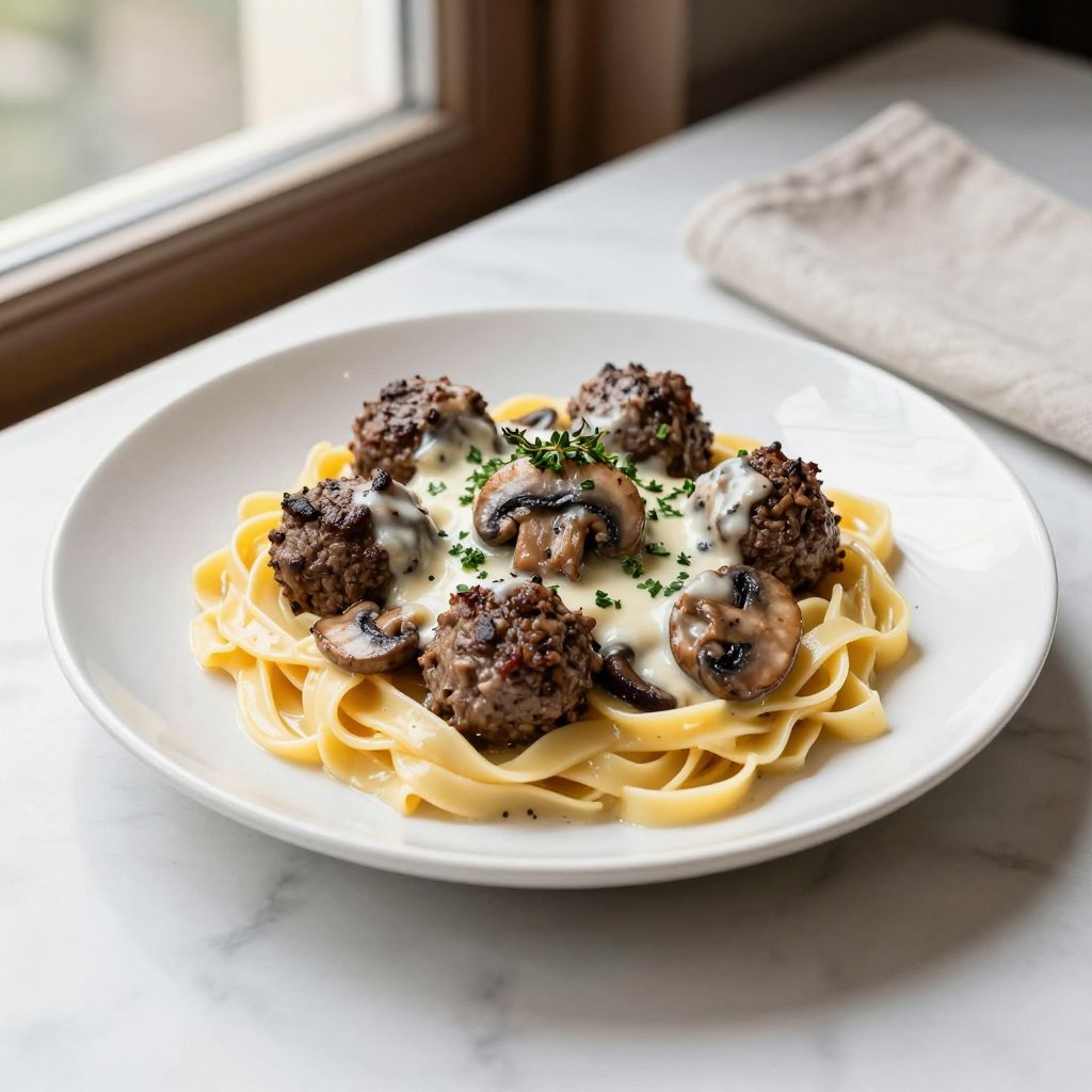 Meatball Stroganoff
