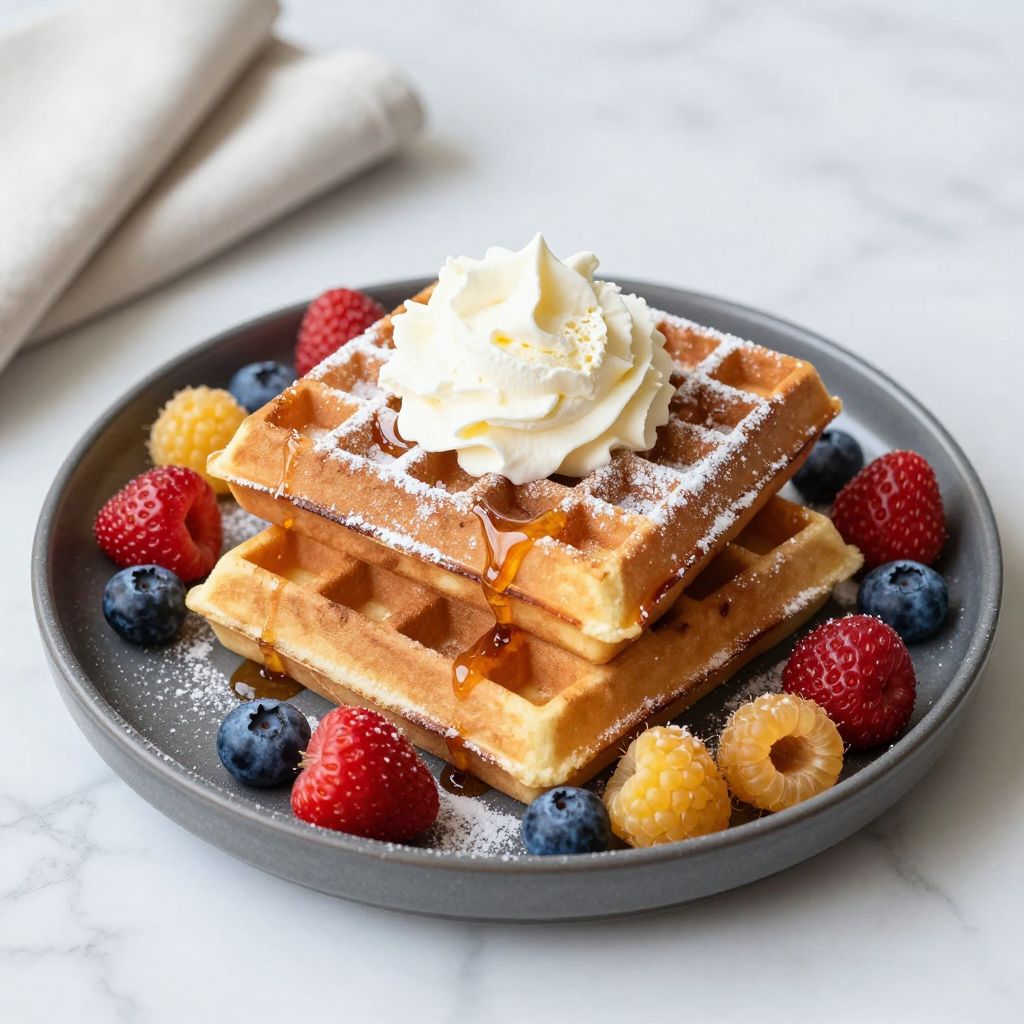 Finished Mochi Waffles