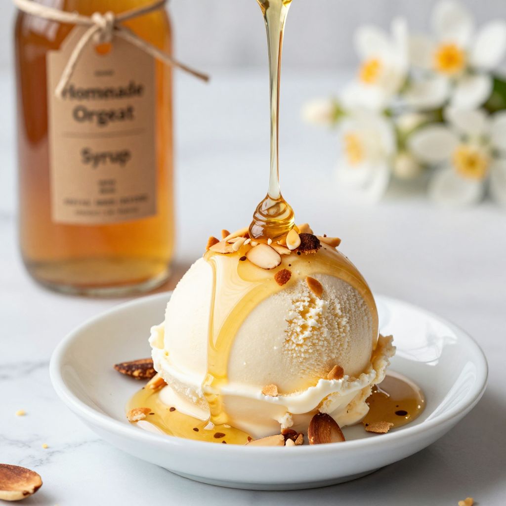 Homemade Orgeat Syrup Preparation