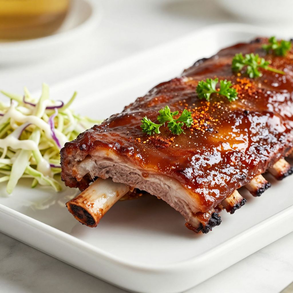 Party ribs cooking process