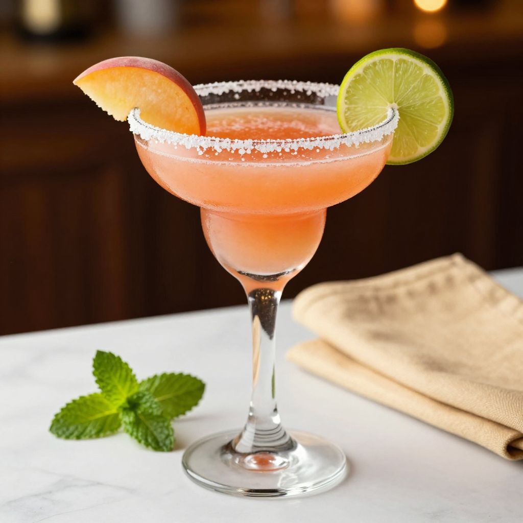 Finished Peach Margarita