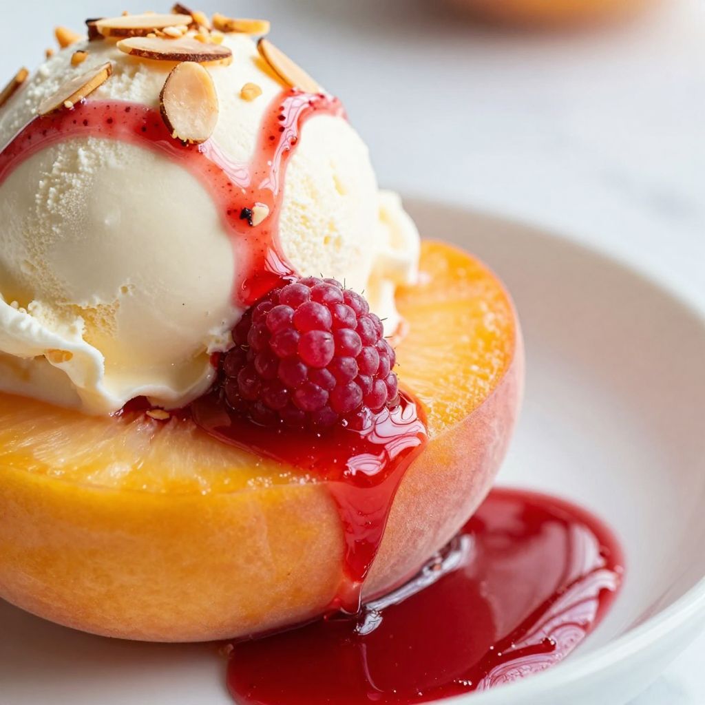 Peach Melba Preparation