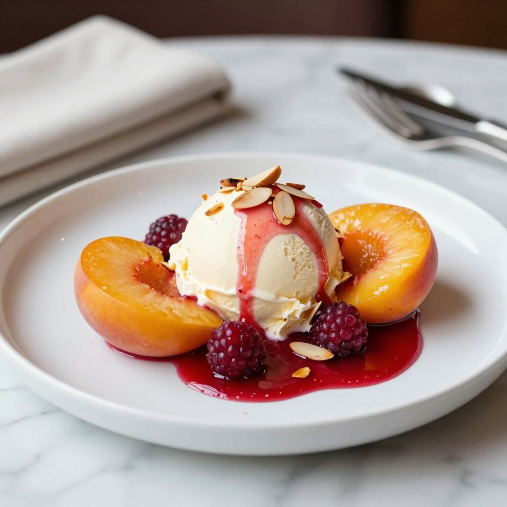 Finished Peach Melba